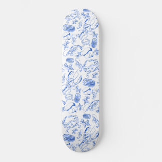 Cajun Seafood Boil - Southern Coastfood Art Skateboard