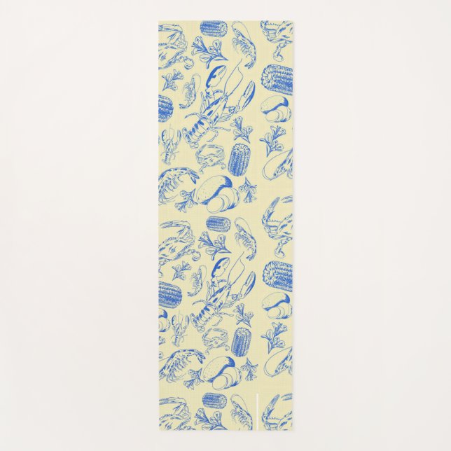 Cajun Seafood Boil - Southern Coastfood Art Yogamatte (Vorderseite)