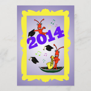 Cajun Themed Abschluss 2014 Party Einladung