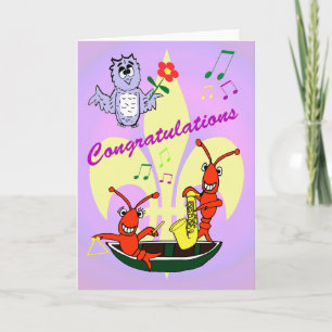 Cajun Themed Congratulations Karte