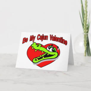 Cajun Valentinsgruß Feiertagskarte