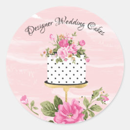 Cake Bakery Business Sticker