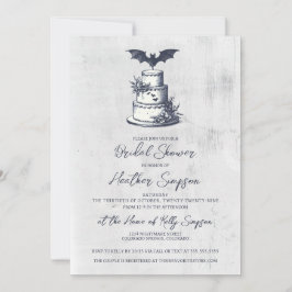 Cake Bat Brautparty Einladung