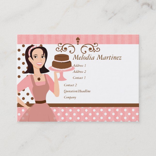 Cake Beauty Visitenkarte (Vorderseite)