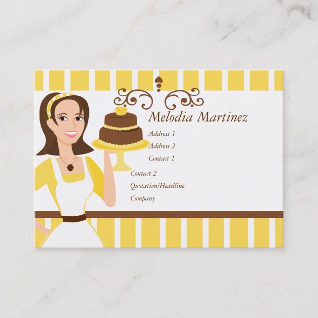 Cake Beauty Visitenkarte (Vorderseite)