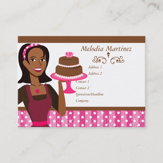 Cake Beauty Visitenkarte (Vorderseite)