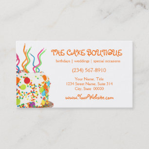 Cake Business Cards Visitenkarte