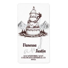 Cake Climbers Wedding