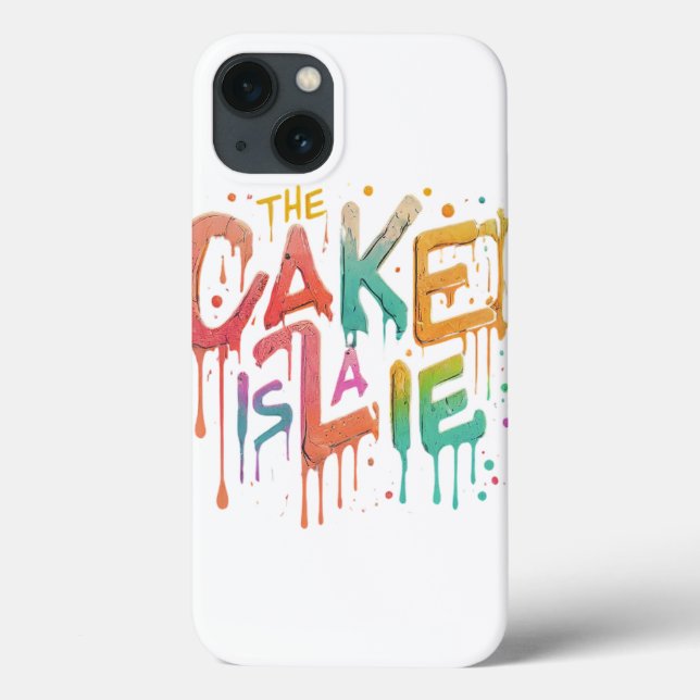 Cake Deception T-Shirt" Case-Mate iPhone Hülle (Rückseite)