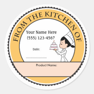 Cake Deco Personalisiert Backsale Labels Runder Aufkleber