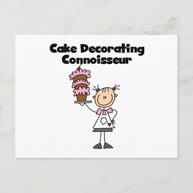 Cake Decorating Connoisseur Postkarte (Vorderseite)