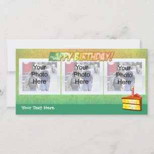 Cake Happy Birthdy Foto Cards