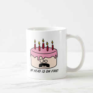 Cake Head on Funny Mug Kaffeetasse