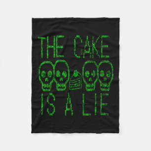 Cake ist ein Live-Video-Spiel Grafik Gamer Meme Ga Fleecedecke