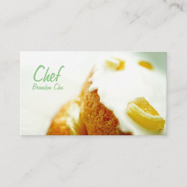 Cake Koch Business Cards Visitenkarte (Vorderseite)