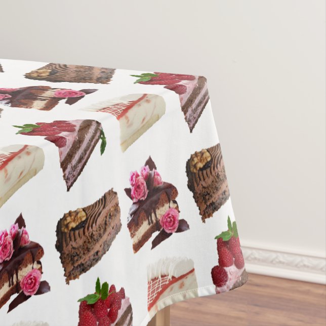 Cake Lovers Delicious Desserts Pattern Tischdecke (Beispiel)