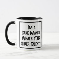 Cake Maker Super Talent. Zwei Tone-Kaffee-Tasse