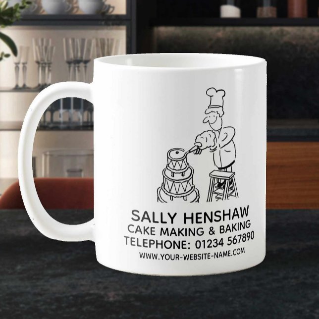 Cake Making & Backen Werbecoffee Tasse (Von Creator hochgeladen)