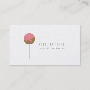Cake Pop Cookie Backen Cake Dekorateur  Visitenkarte