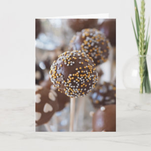 CAKE POP GEBURTSTAGSKARTEN KARTE