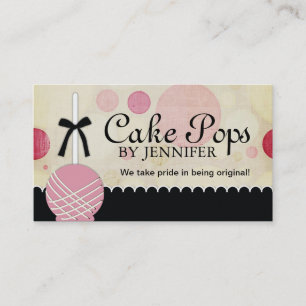 Cake Pops Business Cards Visitenkarte