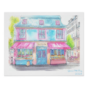 Cake Shop Aqucolor Poster