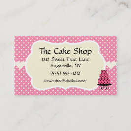 Cake Shop Bäckerei Business Cards Visitenkarte
