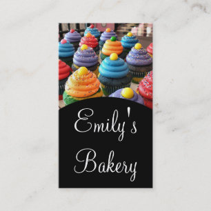 Cake Shop Cupcakes Bäckerei Catering Visitenkarte