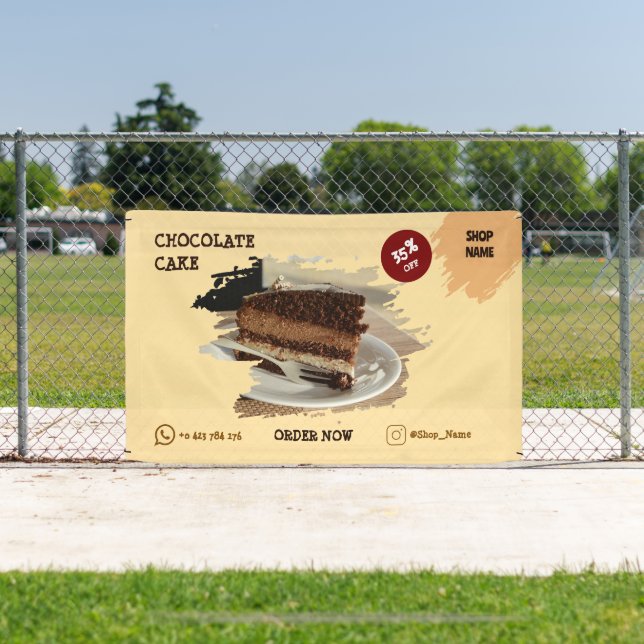 Cake Shop Custom Editierbare Banner (InSitu)