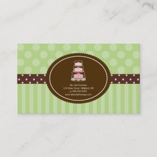Cake Shop oder Bakery Business Cards Visitenkarte