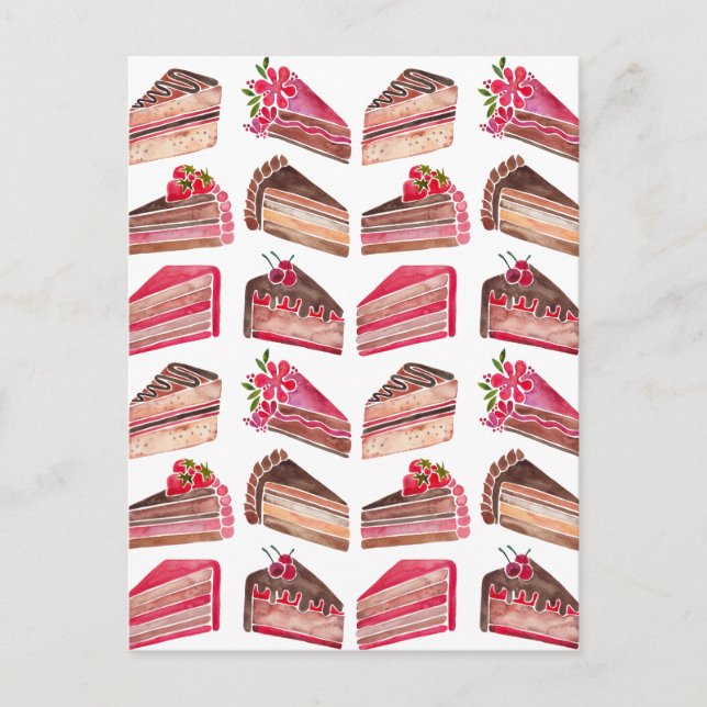 Cake Slices Postkarte (Vorderseite)
