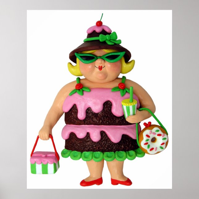 Cake Woman Poster (Vorne)