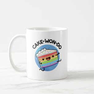 Cake-won-do Funny Taekwondo Cake Pun Kaffeetasse