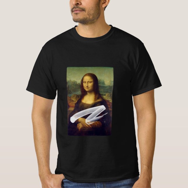 Caked Mona Lisa T - Shirt (Vorderseite)
