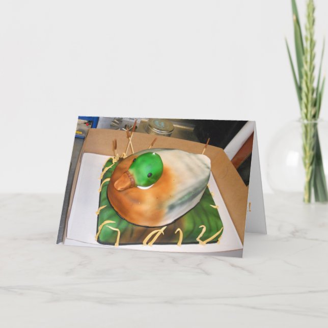 "Cakefowl" Dankeschön Karte (Vorderseite)