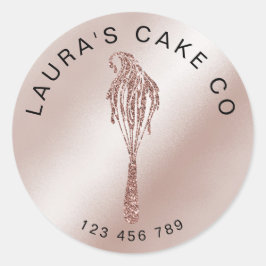 Cakes Süßigkeiten Cupcake Zuhause Bäckerei Giro de Runder Aufkleber