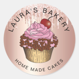 Cakes Süßigkeiten Cupcake Zuhause Bäckerei Giro de Runder Aufkleber