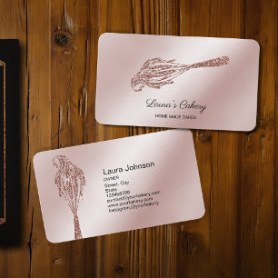 Cakes & Süßigkeiten Cupcake Zuhause Bäckerei Tropf Visitenkarte