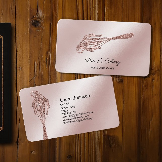 Cakes & Süßigkeiten Cupcake Zuhause Bäckerei Tropf Visitenkarte (Von Creator hochgeladen)