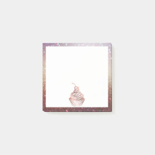 Cakes & Sweets Cupcake Home Bakery Rustic Vintage Post-it Klebezettel