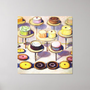Cakes - Wayne Thiebaud Leinwanddruck
