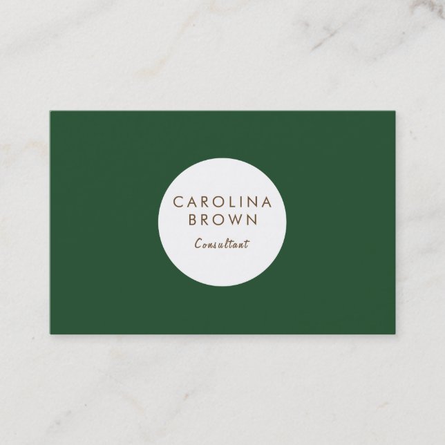Cal Poly Pomona Green Business Card Visitenkarte (Vorderseite)