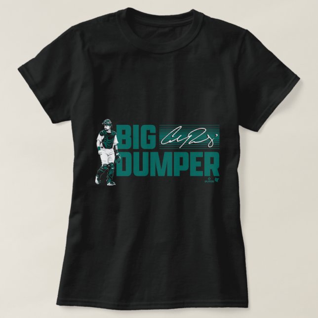 Cal Raleigh - Big Dumper - Seattle Baseball Premiu T-Shirt (Design vorne)
