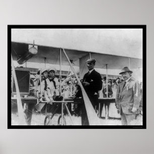 Cal Rodgers 1911 für das Rennen von Flugzeugen Poster