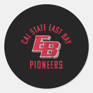 Cal Staat East Bay Csueb Pioneers Large Runder Aufkleber