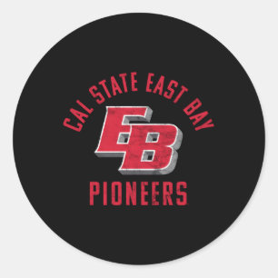Cal Staat East Bay Csueb Pioneers Large Runder Aufkleber