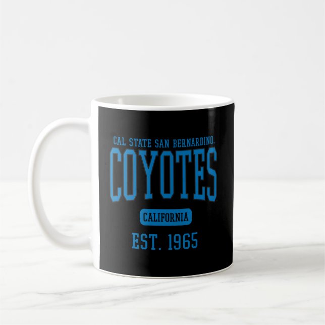 Cal Staat San Bernardino Csusb Coyotes Est Datum Kaffeetasse (Links)