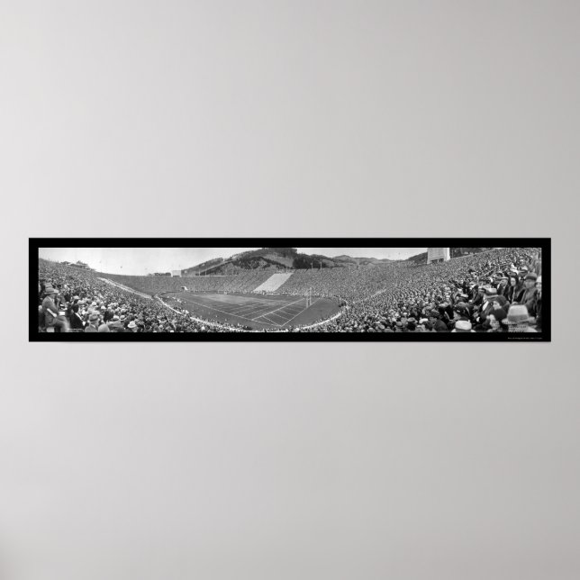 Cal Stanford Big Game Football Foto 1930 Poster (Vorne)