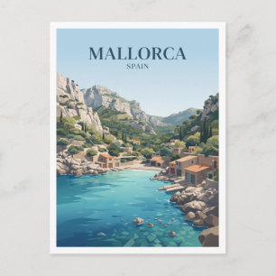 Cala Deià Spanien Souvenir Postkarte