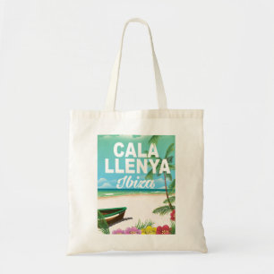 Cala Llenya Ibiza Strand Reiseplakat Tragetasche